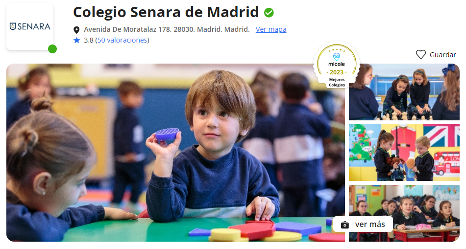 Senara en el ranking de mejores colegios de Micole