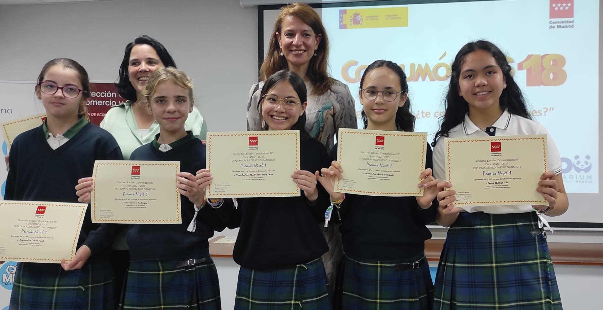 Ganadoras de la la fase autonómica de Consumópolis 18